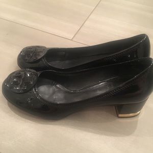 Tory Burch Black Patent Pumps